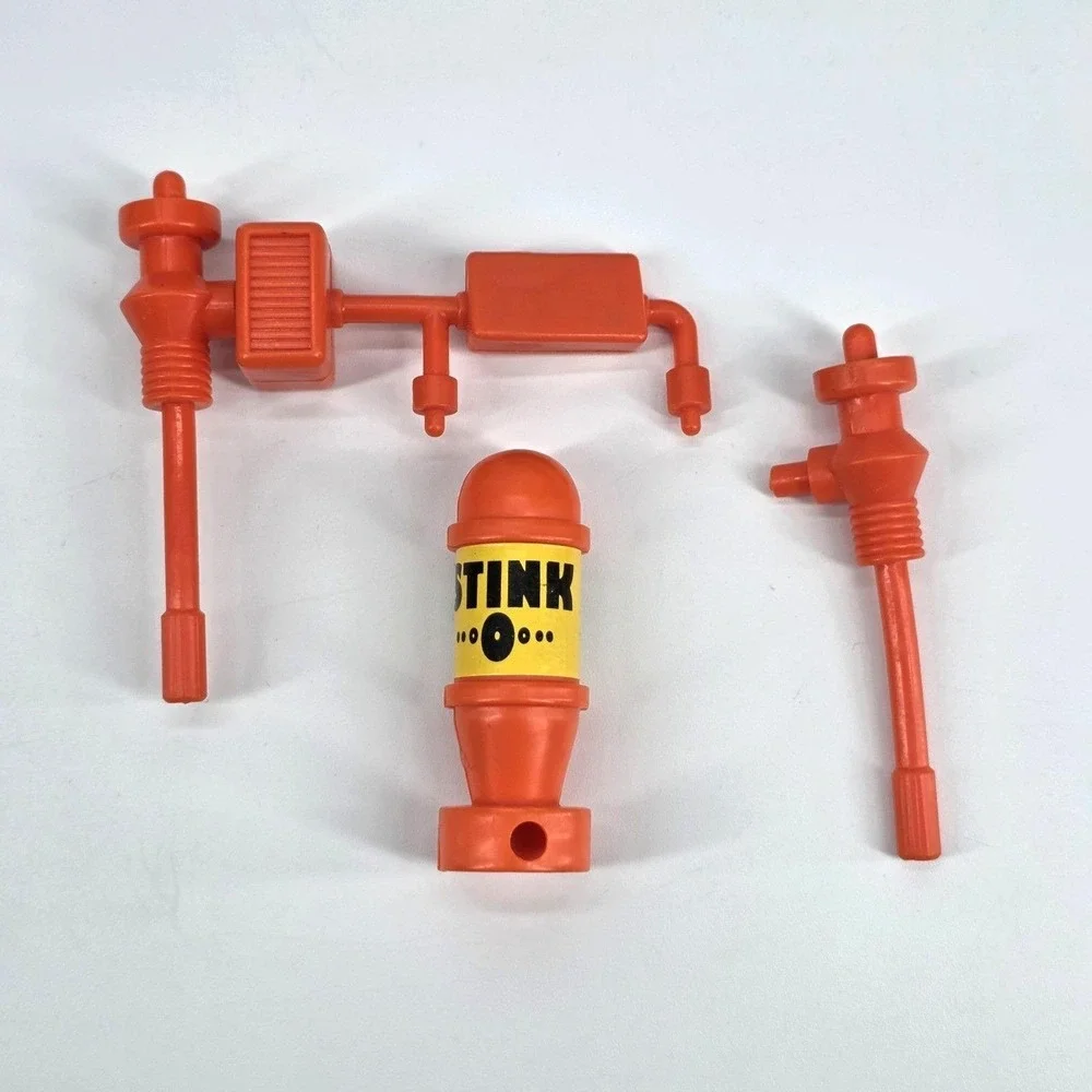 1989 TMNT Teenage Mutant Ninja Turtles Party Wagon Mirror Gun Stink O Bomb Parts